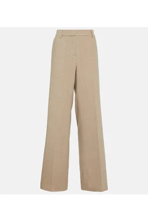 MAGDA BUTRYM Pantaloni in cashmere a gamba larga