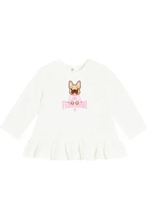 MONNALISA X Chiara Ferragni Baby - Abito in cotone con stampa