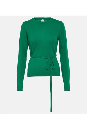 Jardin des Orangers Pullover in lana e cashmere con cintura
