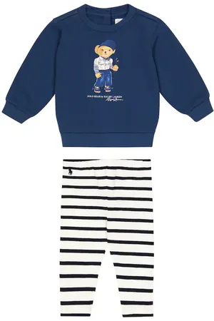 Ralph Lauren Baby - Set di felpa e pantaloni sportivi