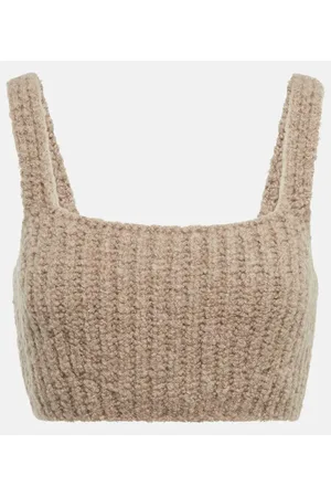 Loro Piana Top cropped in cashmere