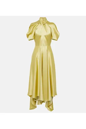 Stella McCartney Abito midi in raso