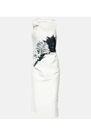 JACQUES WEI Bridal - Abito midi con stampa