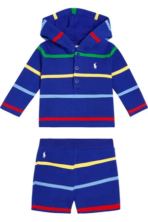 Ralph Lauren Baby - Felpa e shorts in misto cotone