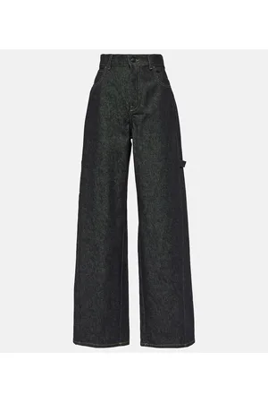 Max Mara Jeans Centro a gamba larga e vita alta
