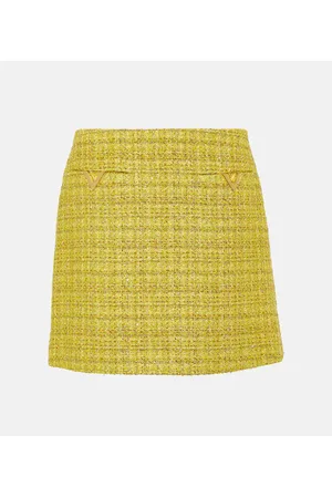VALENTINO Minigonna VGold in tweed
