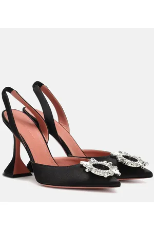 Amina Muaddi Pumps slingback Begum in raso