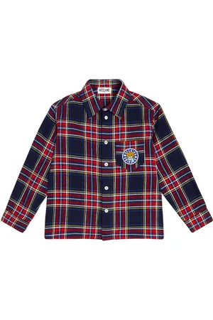 Moschino Camicia Teddy Bear in cotone a quadri