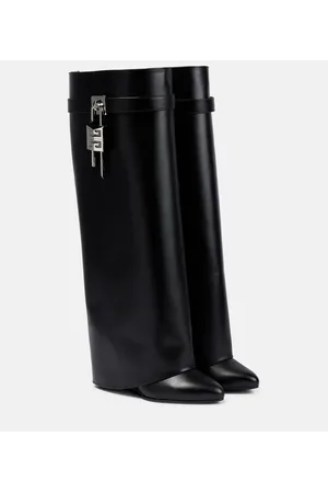 Givenchy Stivali Shark Lock in pelle