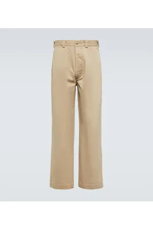 Ralph Lauren Pantaloni chino in cotone a vita bassa