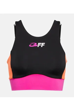 OFF-WHITE Top sportivo con logo