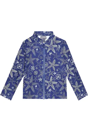Vilebrequin Maglia anti-UV Gingko con stampa