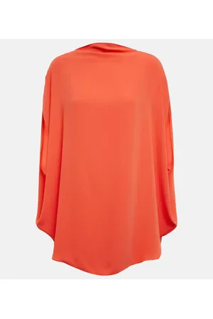 Maison Margiela Top in raso drappeggiato