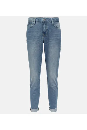 Frame Jeans cropped Le Garcon a vita media