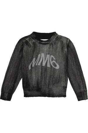 Maison Margiela Pullover in cotone con logo