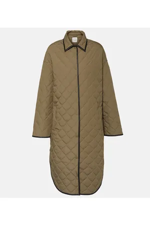 Totême Cappotto cocoon trapuntato