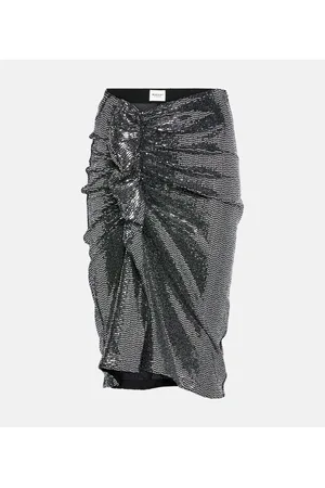 Marant Etoile Gonna Dolene in tulle con paillettes