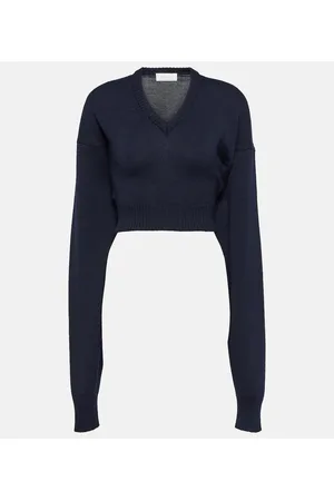 Sportmax Pullover cropped Pomez in lana