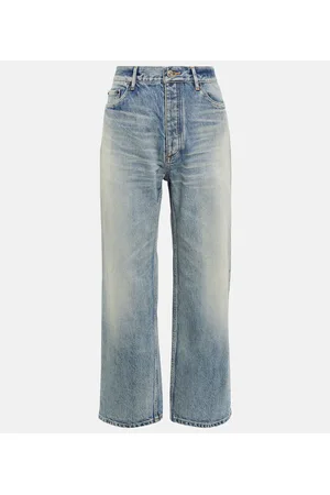 Balenciaga Jeans a vita alta e gamba larga