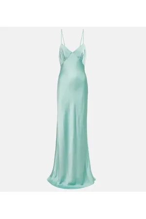 Max Mara Abito lungo Selce in raso