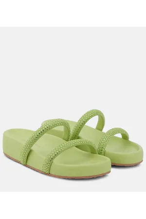 Gianvito Rossi Sandali Croisette con cristalli