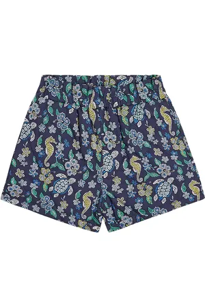 Vilebrequin Shorts Mosaïque in cotone con stampa