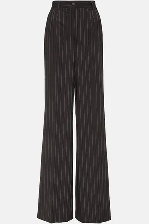 Dolce & Gabbana Pantaloni a gamba larga gessati