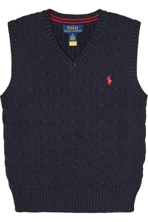 Ralph Lauren Gilet in cotone a trecce