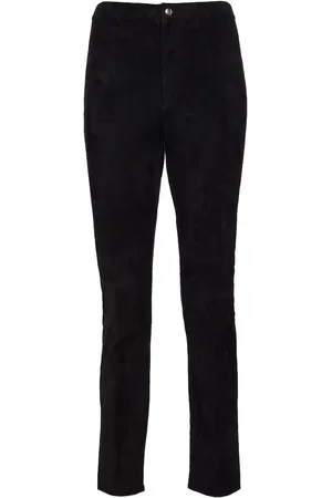 Isabel Marant Pantaloni skinny Ajuliko in suede