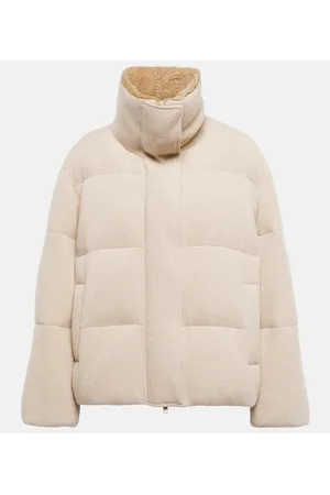 Brunello Cucinelli Piumino in cashmere a coste