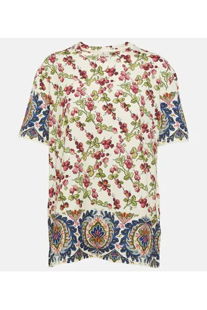 Etro T-shirt in cotone con stampa
