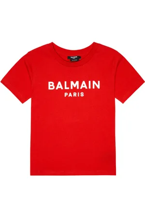 Balmain T-shirt in cotone con logo