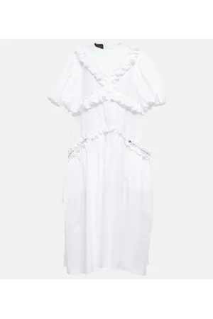 Simone Rocha Abito midi in cotone