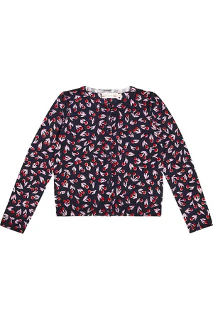 BONPOINT Cardigan Tyra in lana con intarsi