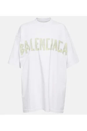 Balenciaga T-shirt Tape Type in jersey di cotone