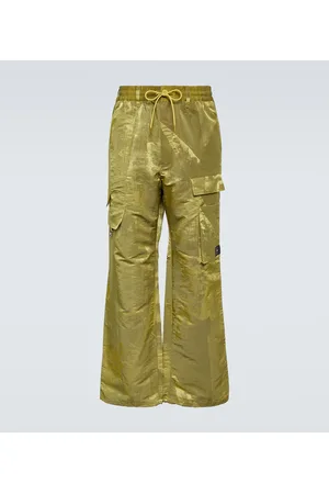 Y-3 Pantaloni in tessuto tecnico con stampa
