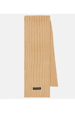 Patou Sciarpa a coste in lana e cashmere