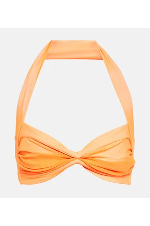 Norma Kamali Top bikini Bill Bra con scollo