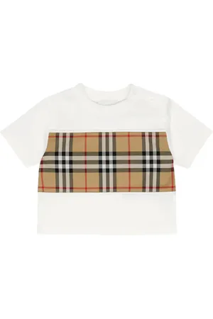 Burberry Baby - T-shirt in cotone Vintage Check