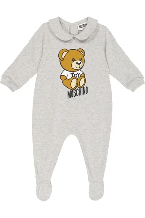 Moschino Baby - Tutina in jersey di cotone con stampa