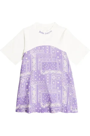 Palm Angels Abito in cotone Astro con stampa paisley