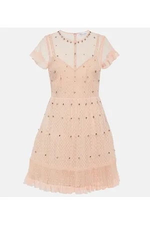 RED Valentino Miniabito in tulle point d