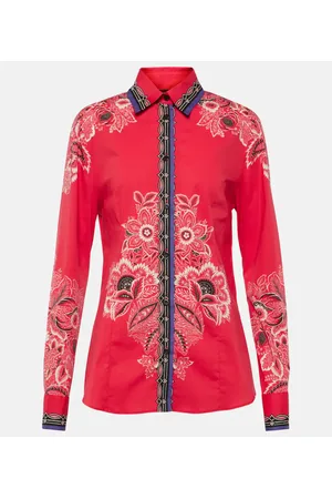 Etro Camicia in misto cotone con stampa