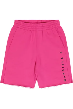 Maison Margiela Shorts in jersey di cotone con logo