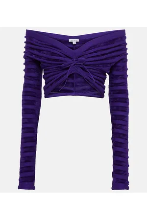 Alaïa Alaïa Top con scollo bardot