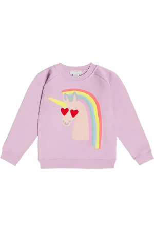 Stella McCartney Felpa in cotone con stampa