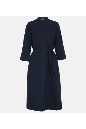 Vince Abito midi in misto cotone