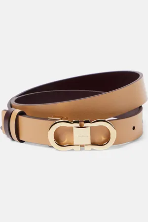 Salvatore Ferragamo Cintura reversibile Gancini in pelle