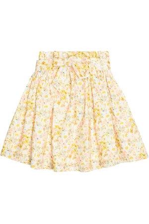 BONPOINT Gonna Tuie in cotone con stampa floreale