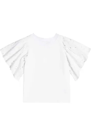 Molo T-shirt Ritza in cotone con ricamo